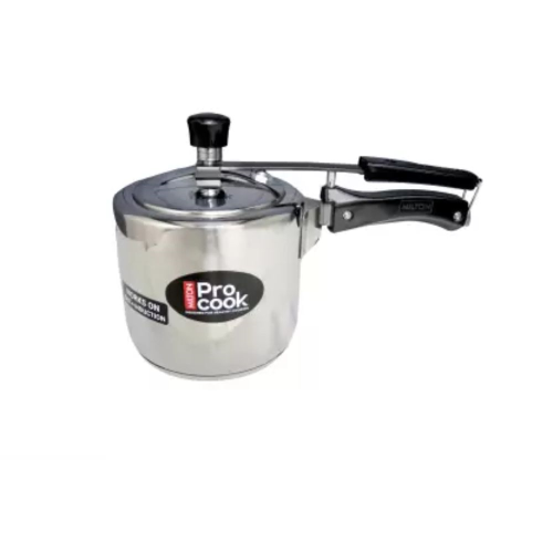 MILTON pro cook cooker 2L inner lid 3 layer bottom design for healthy cooking 2 L Induction Bottom Pressure Cooker